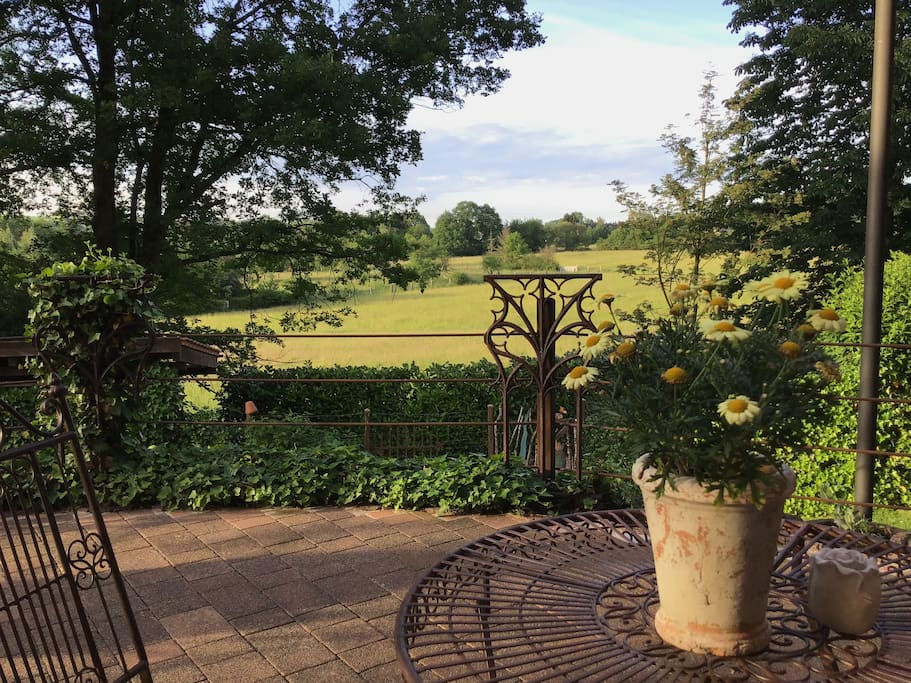 Ausblick von der Terrasse