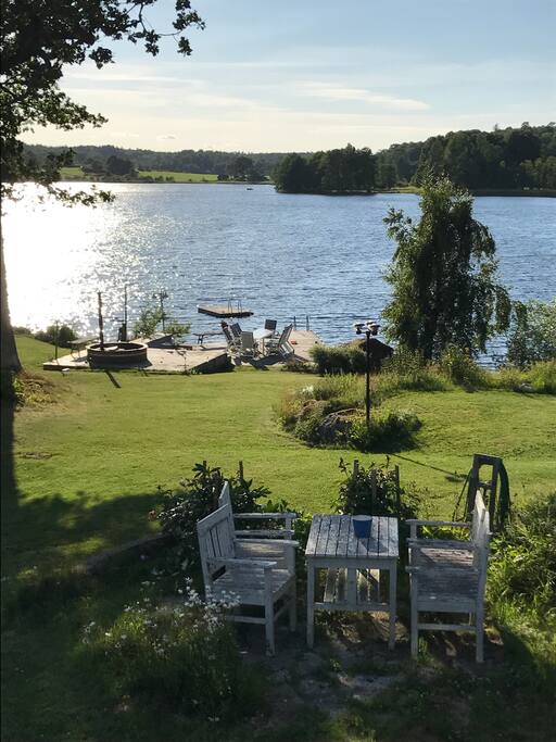 Bryggan utsikt från hus 1