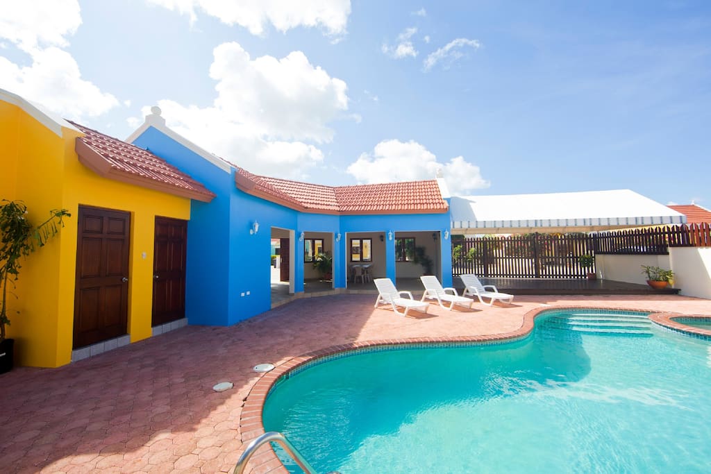 Community pool and clubhouse