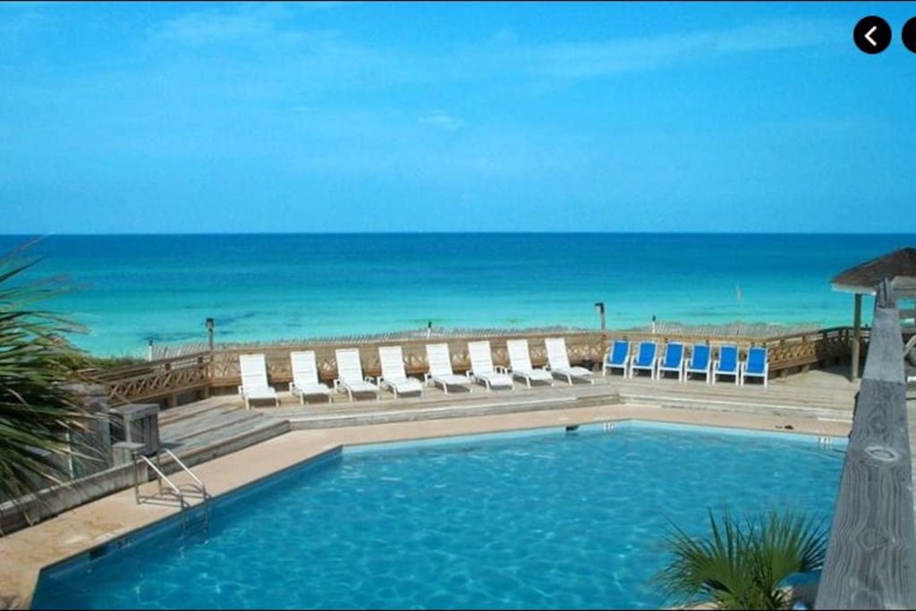 One of two pools
