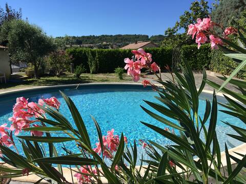 Villa, large swimming pool, close to Aubenas South Ardèche.