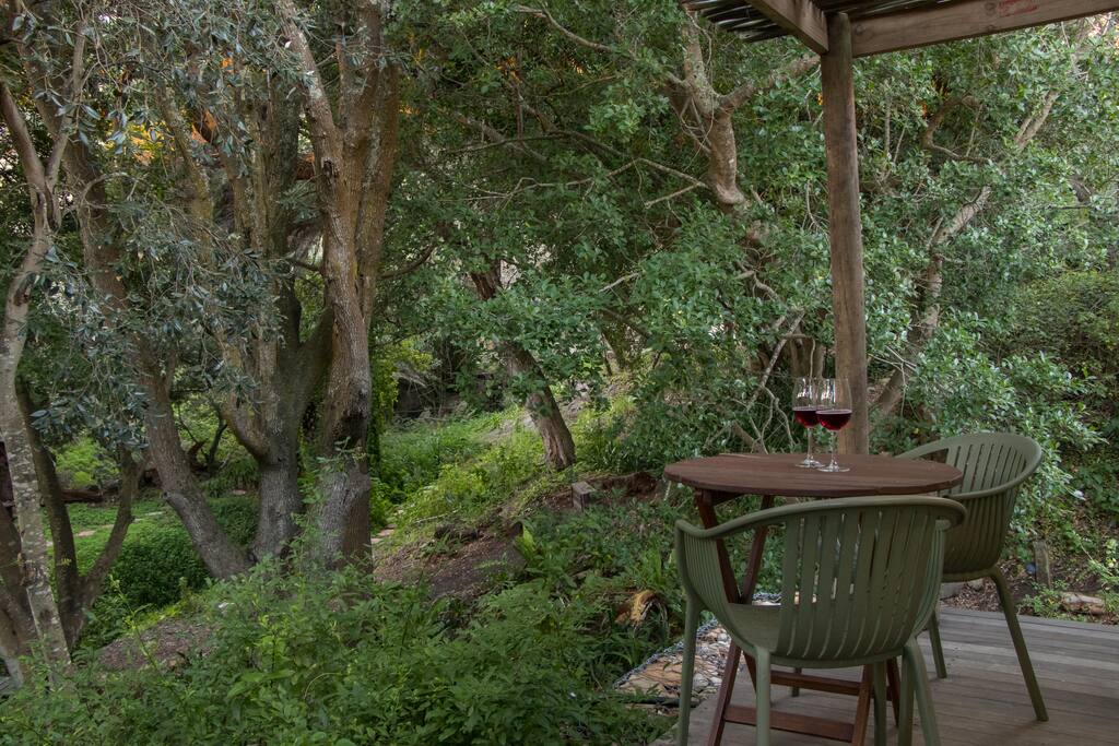 The view from this pod's private deck