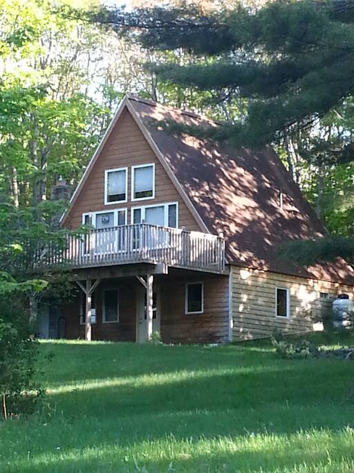 View of the back deck.