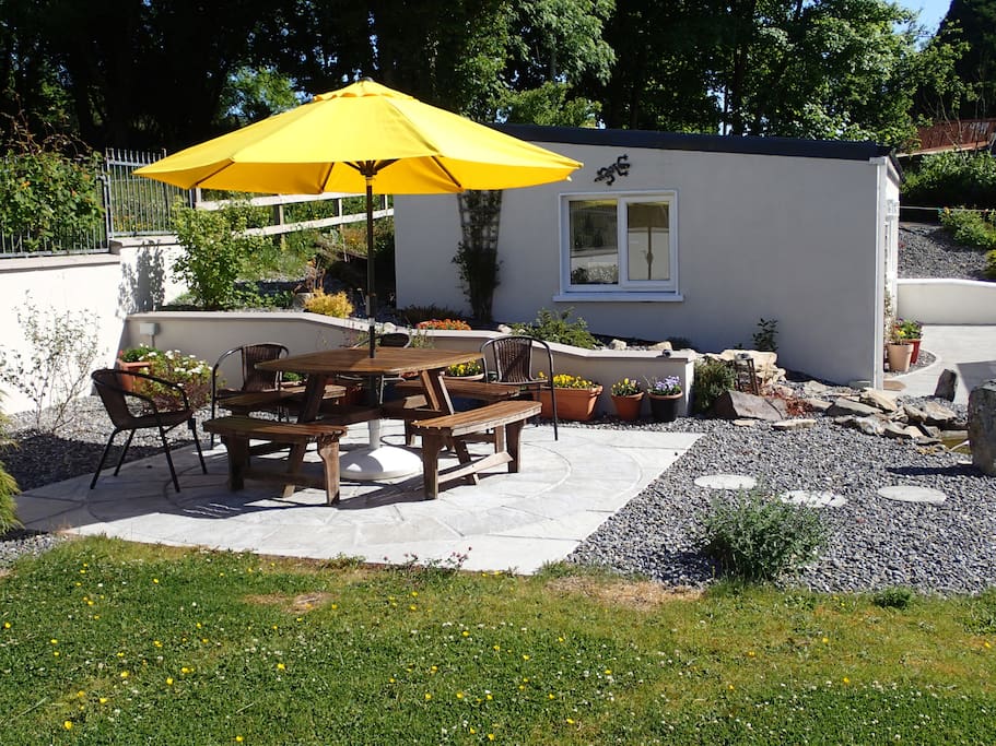 Back garden seating