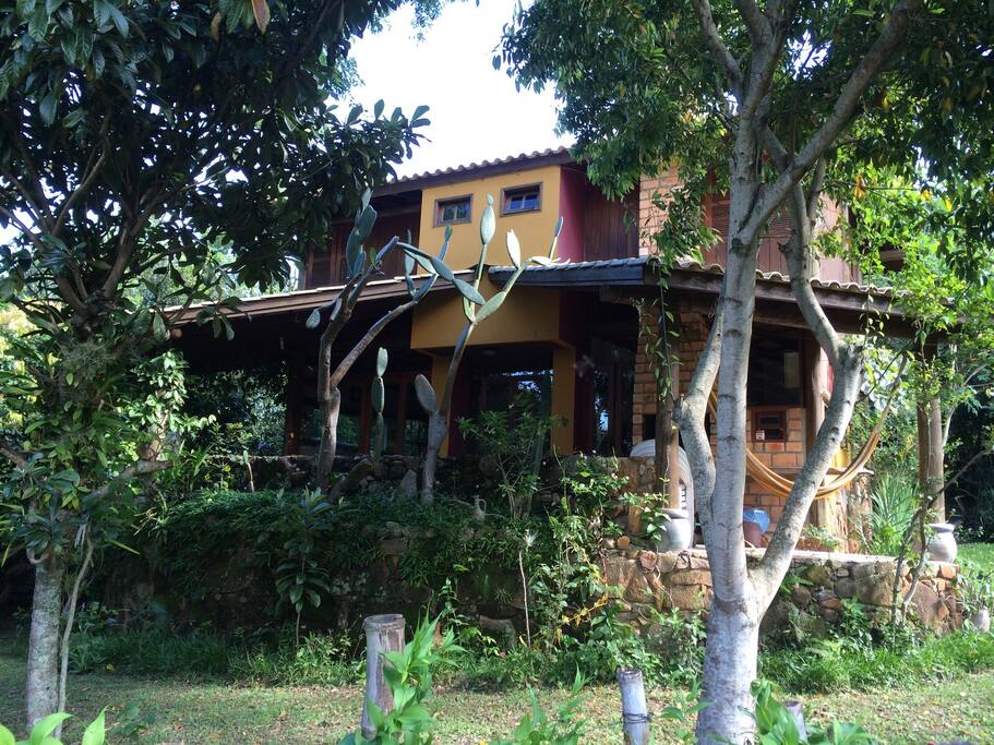 Em meio aos jardins