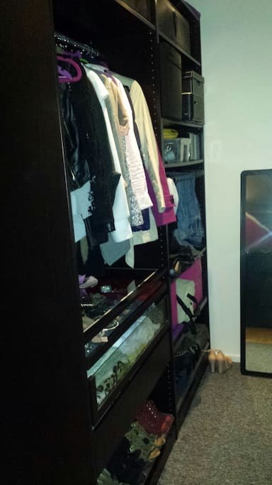 Gardrobe in bedroom'