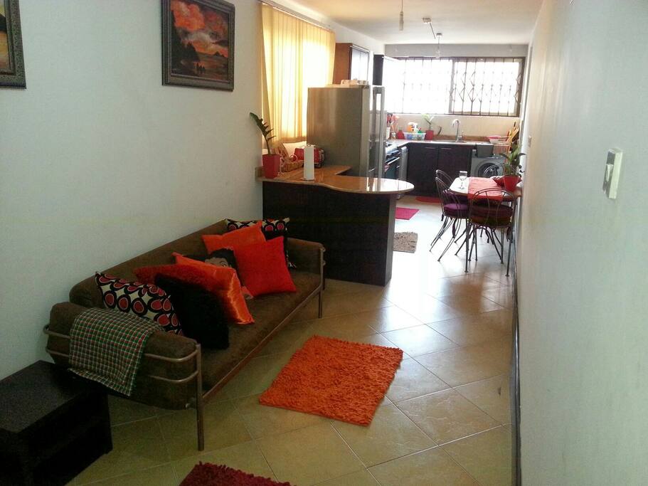 Open plan kitchen