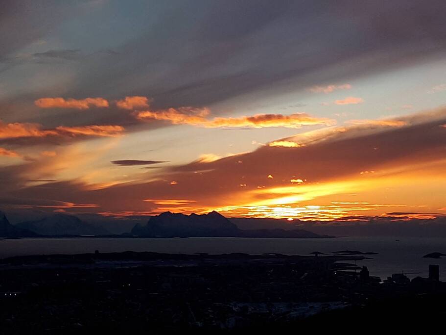 Sunset from balcony