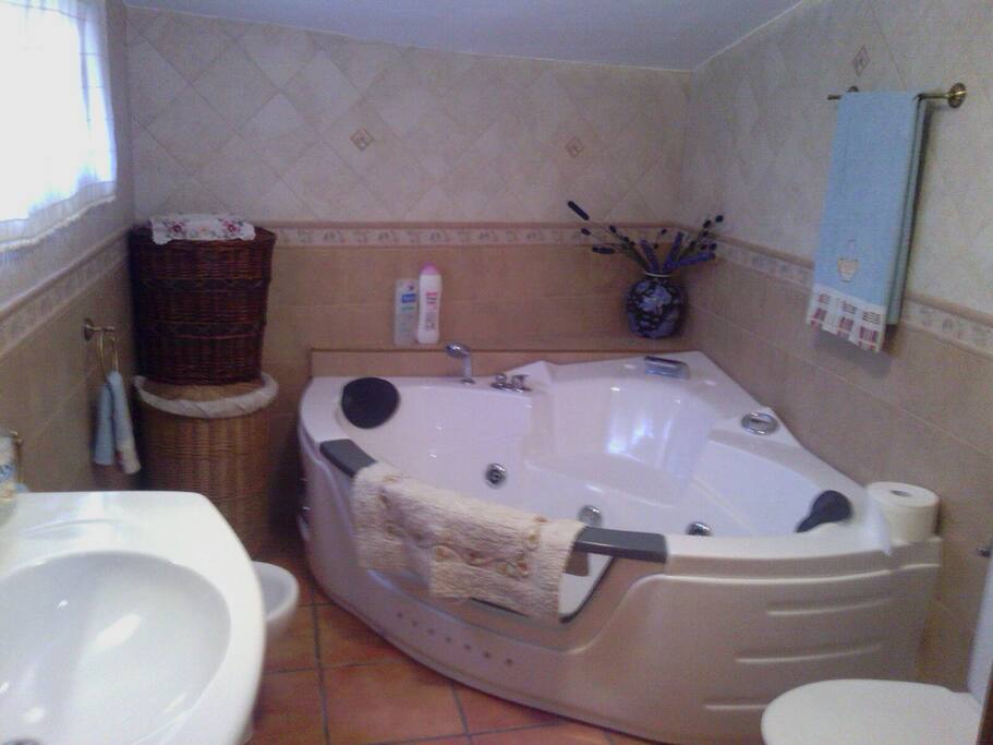 Baño con bañera hidromasaje