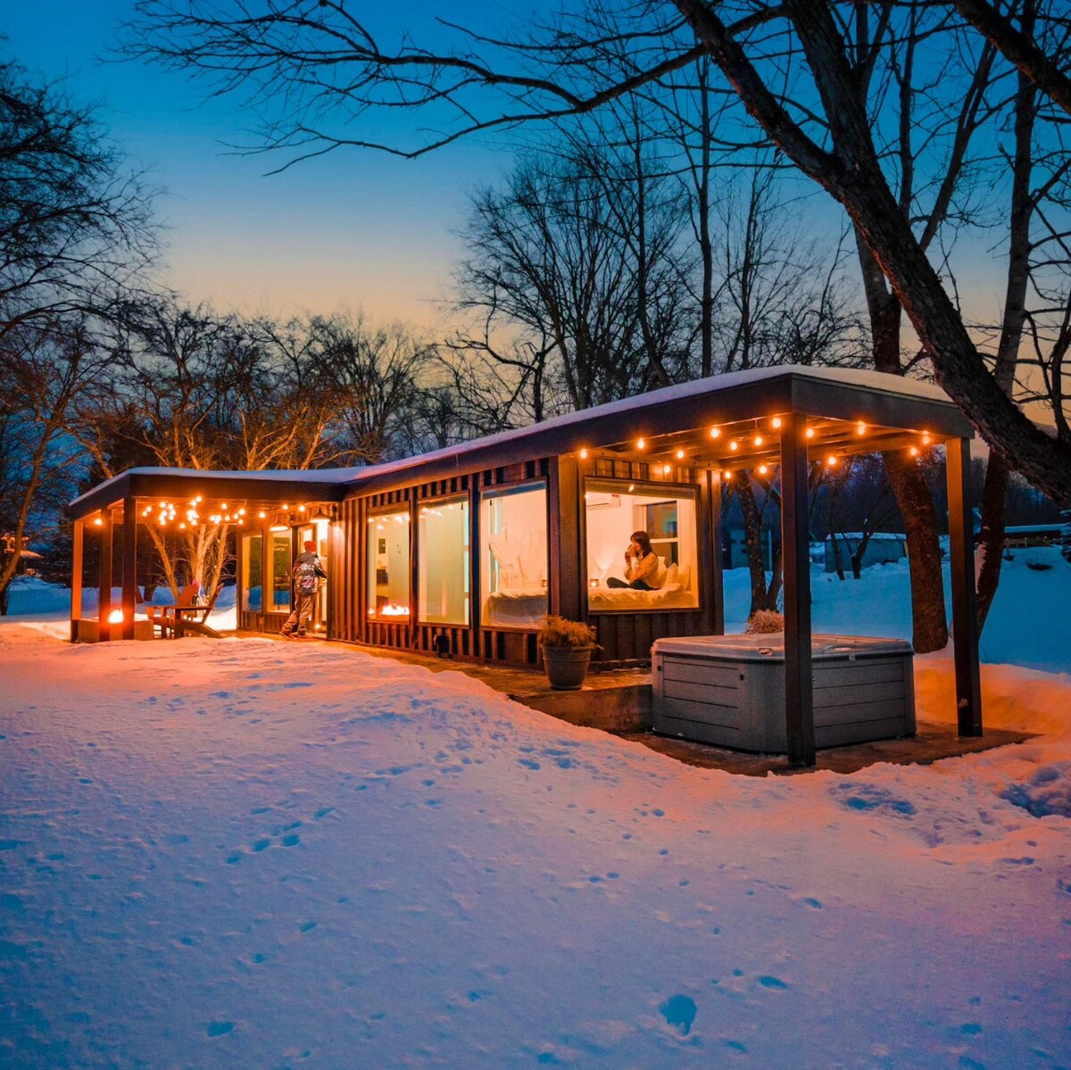 Disconnect & relax / hot tub / nature / views Tiny houses for Rent in Barneveld, New York