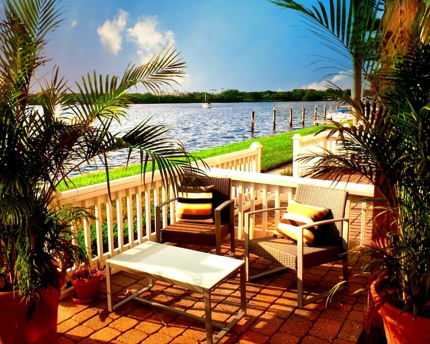 First floor patio