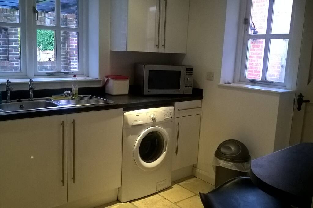 Washing machine and microwave