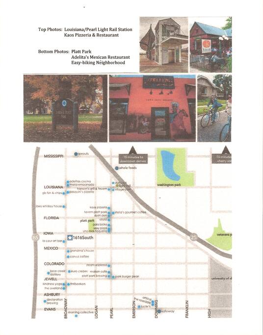 Map of Platt Park.