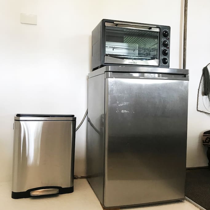 Basic cooking facilities-Stove top and small oven.