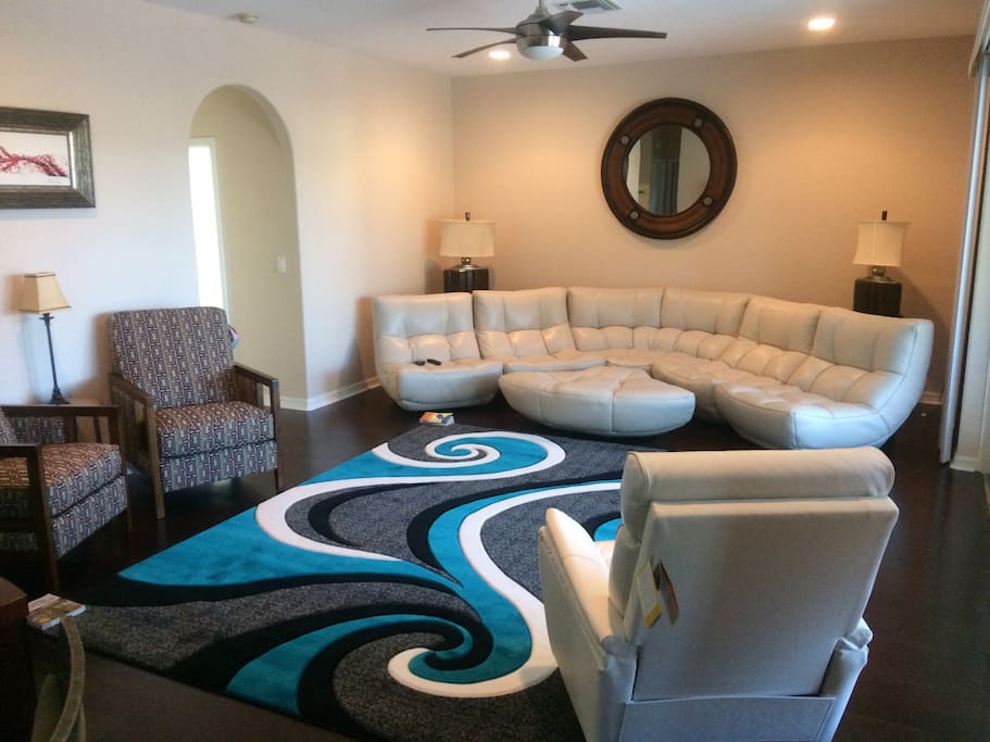 Shared living room space