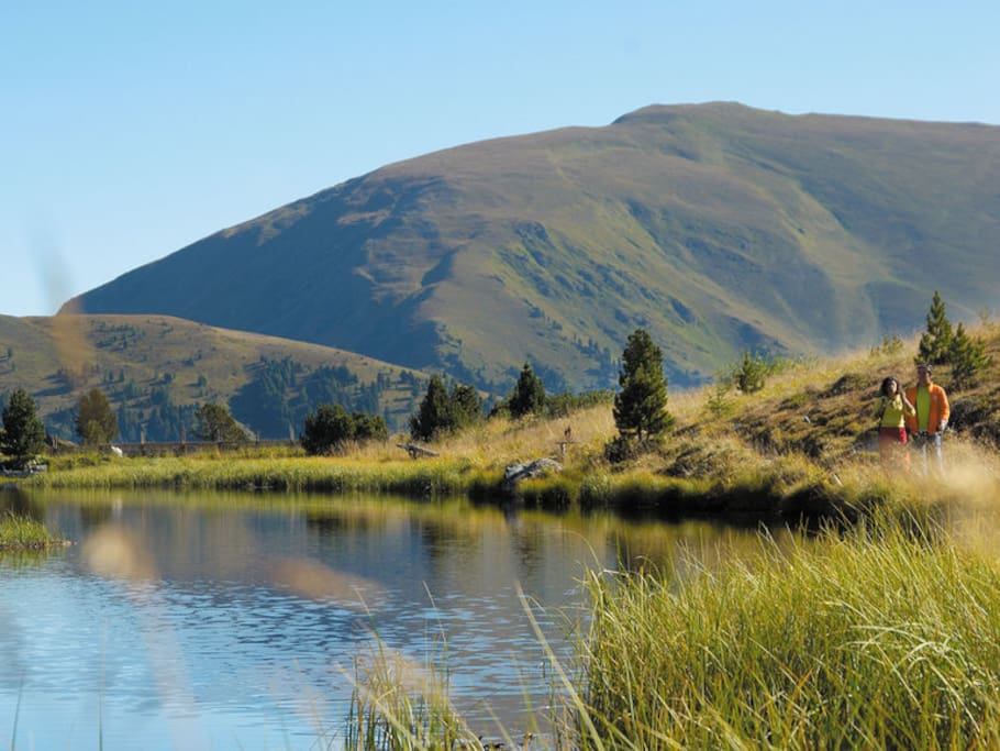 Idylische Almlandschaft in den Kärntner Nockbergen