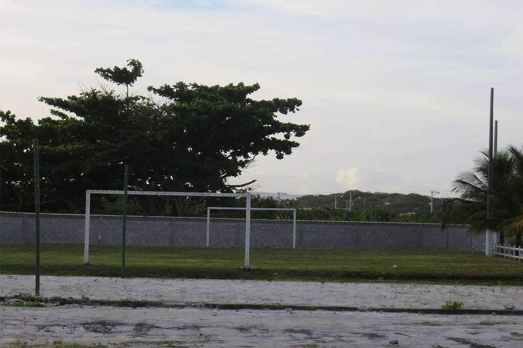 Campo de futebol do condomínio