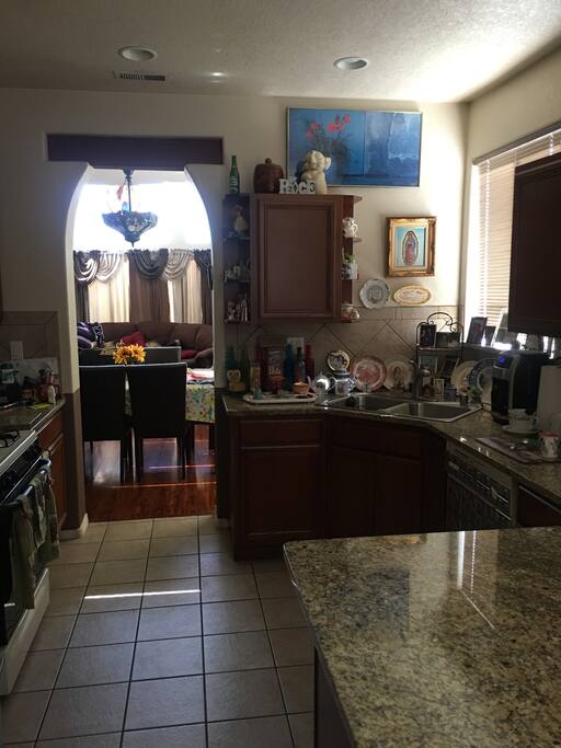 Full Kitchen with coffee maker