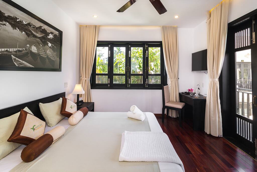 A queen-sized bed for your comfortable sleep