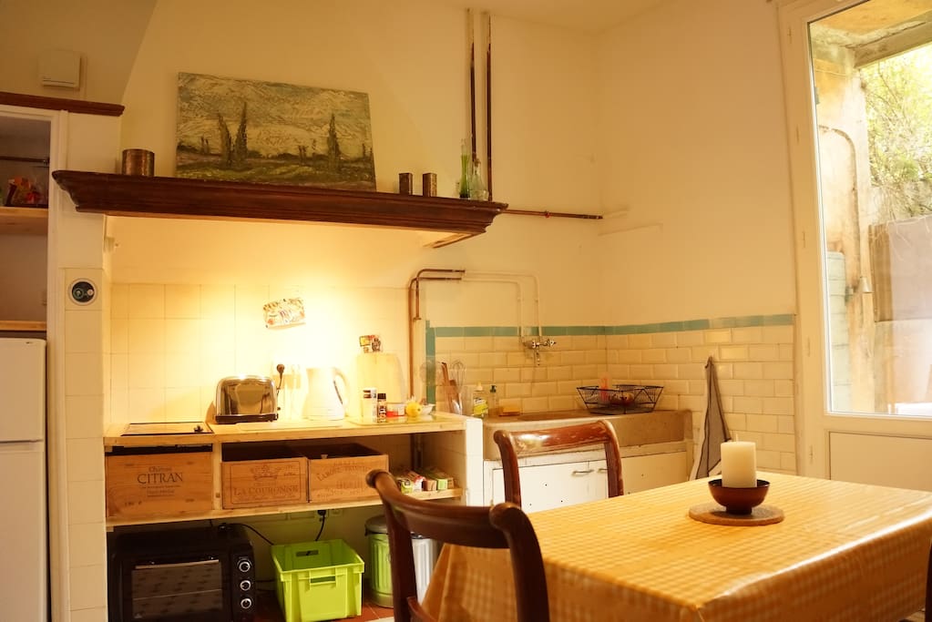 Pièce principale, cuisine et pièce à vivre