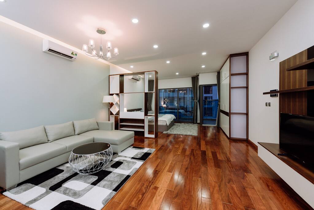 Living Room & Bedroom (Studio)