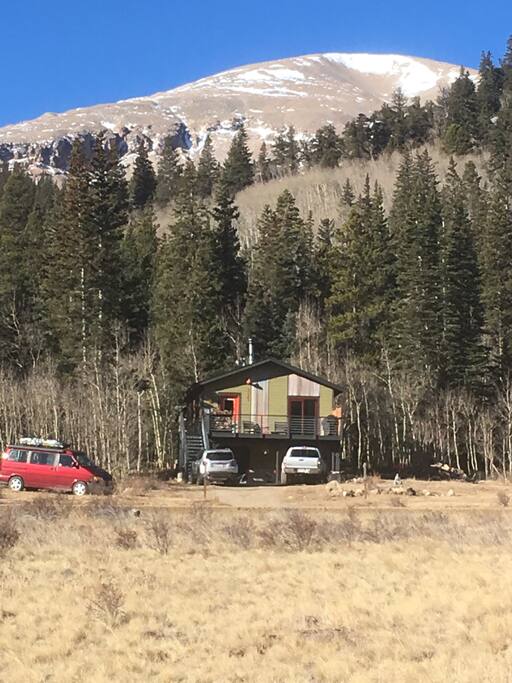 View from the road. County road 6.