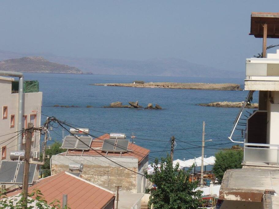 Vue du balcon.