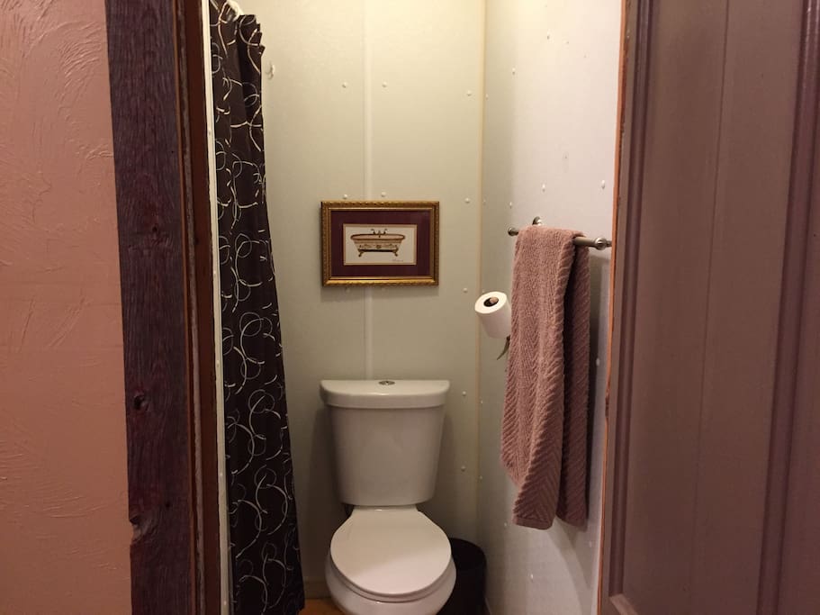 Private Shower and Toilet