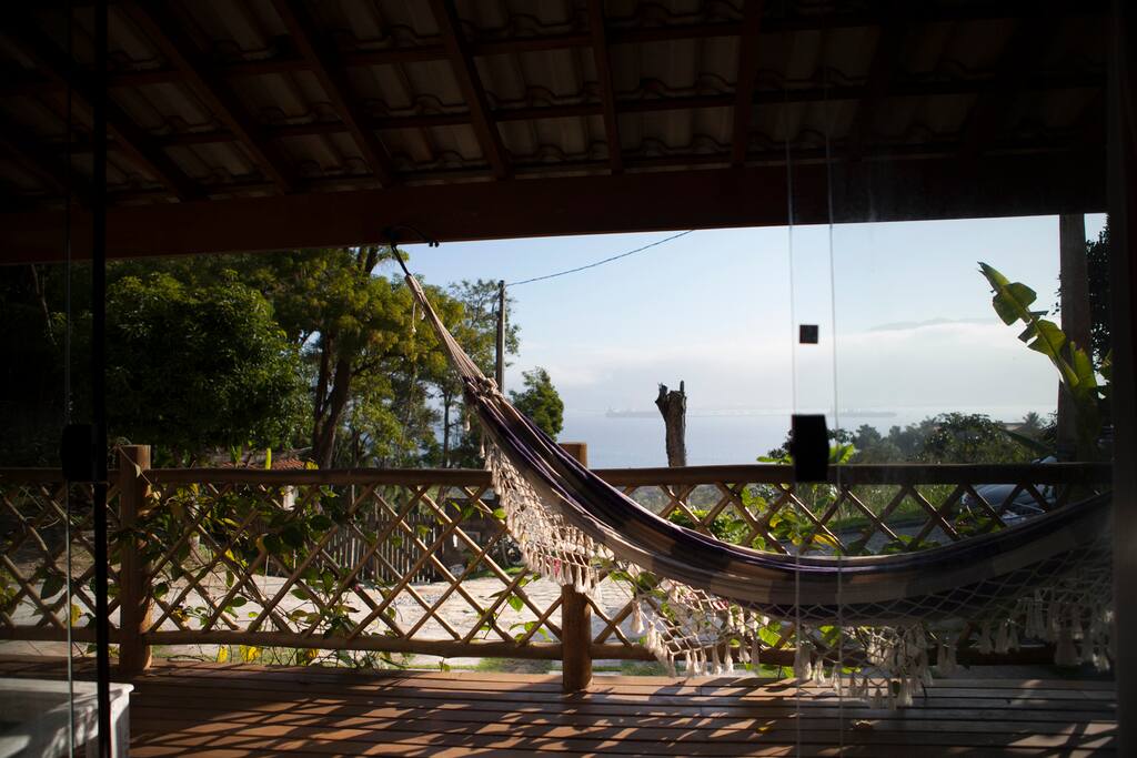 Deck Aconchegante com Linda Vista p/ mar (Colibri)