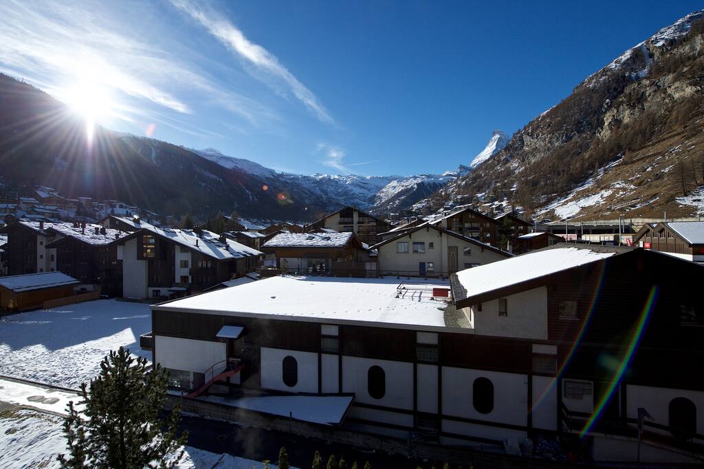 Matterhorn view from the balcony