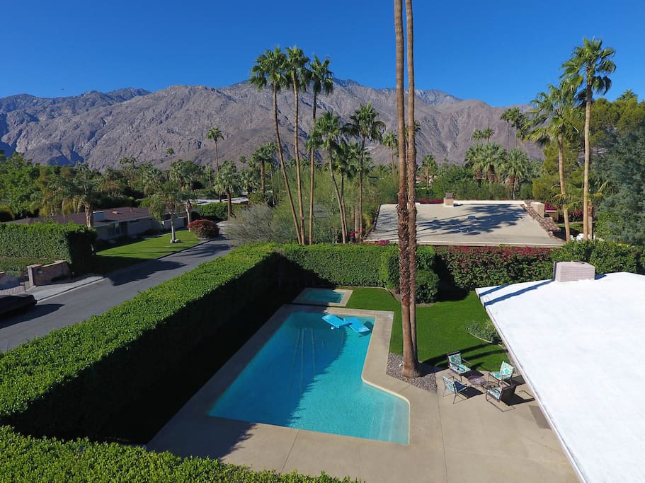 Manicured grounds and wrap around mountain views