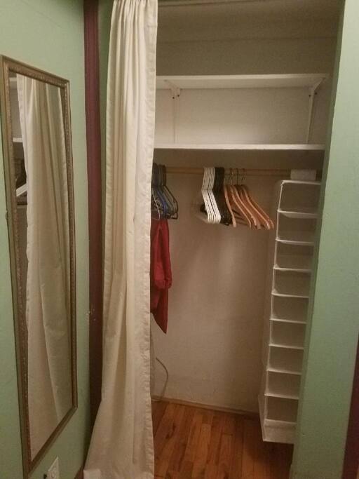 Closet Space & Full Length Mirror