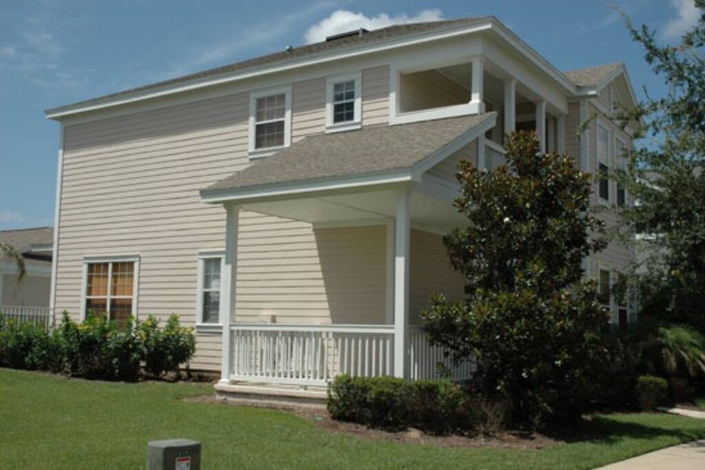 Our beautiful home has an extended wrap around veranda and second floor balcony with plenty of room to kick back and relax while enjoying the warm Floridian breezes.
