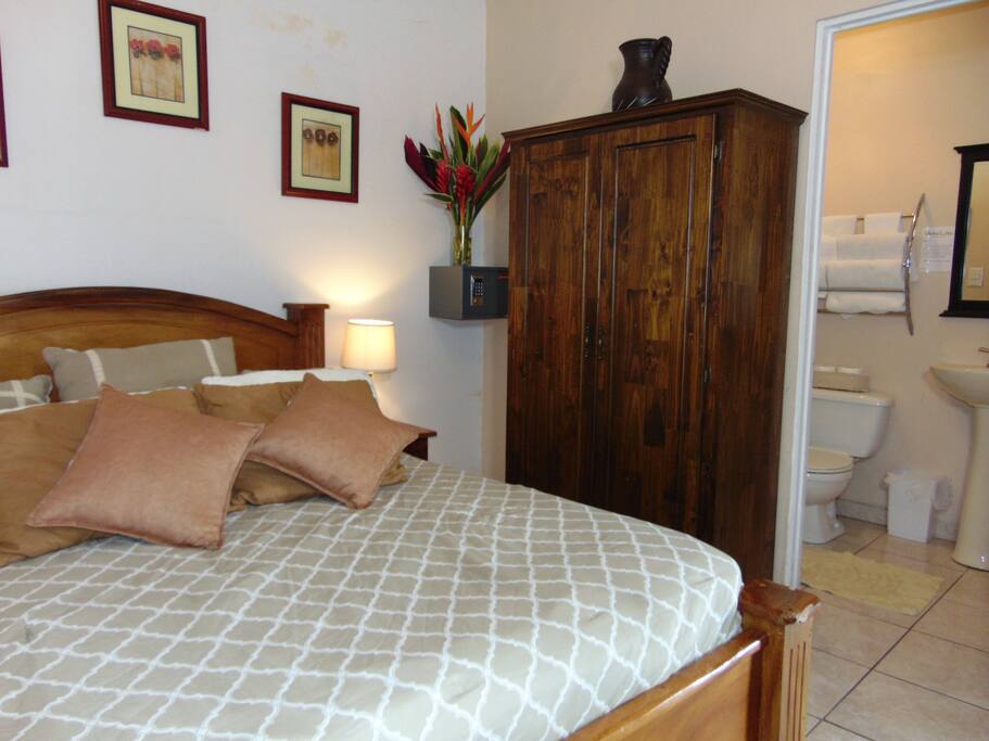 Each room have their own bathroom with hot water showers.