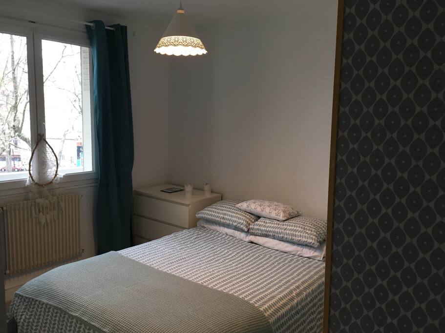 Chambre turquoise