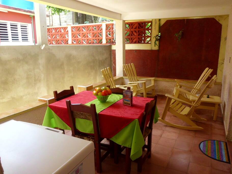 Terraza de la casa