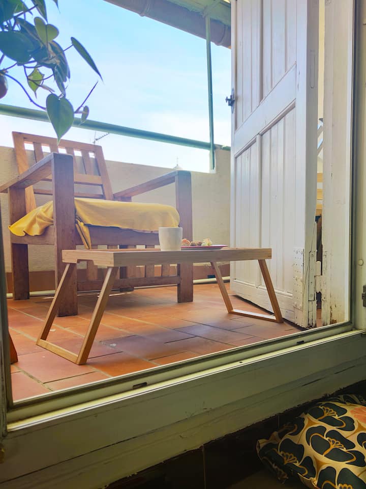 Pristup terasi iz glavne spavaće sobe 