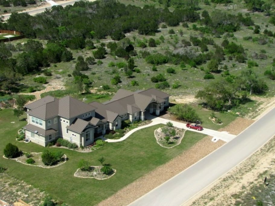 Located high on a hill in the Texas Hill Country