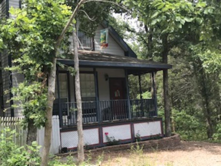 Front of cottage