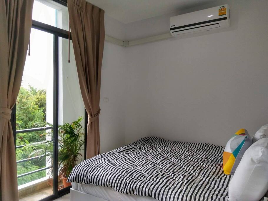 double bedroom with balcony