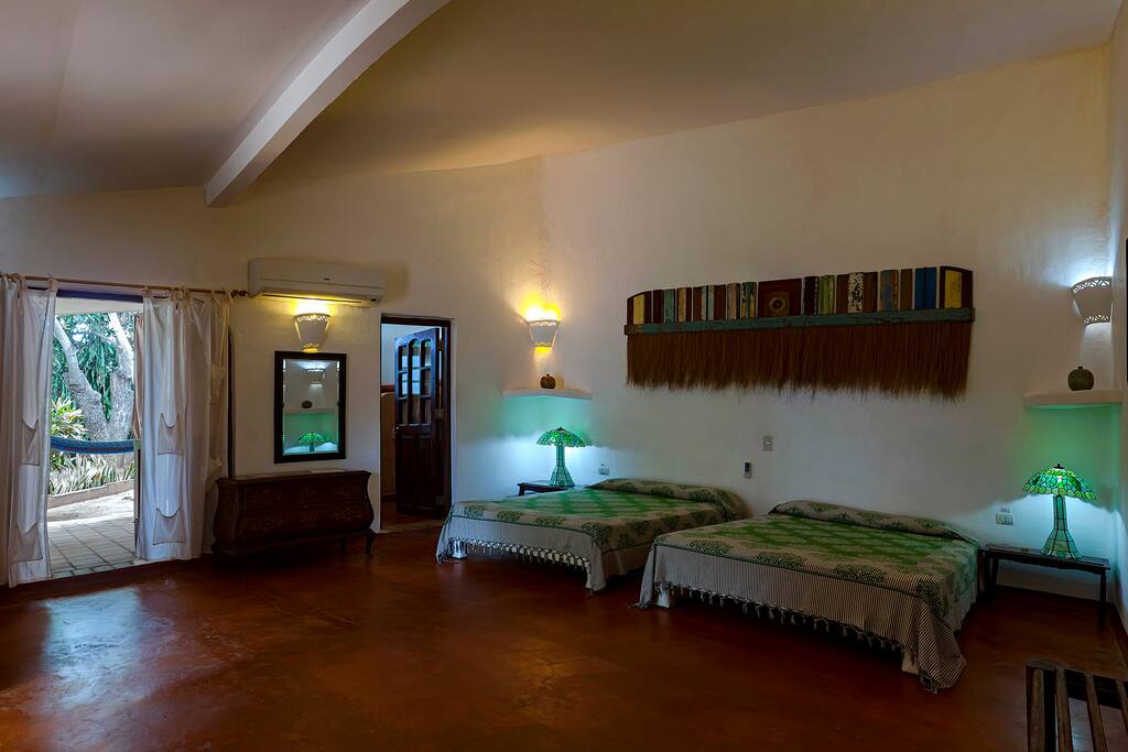 Two double beds