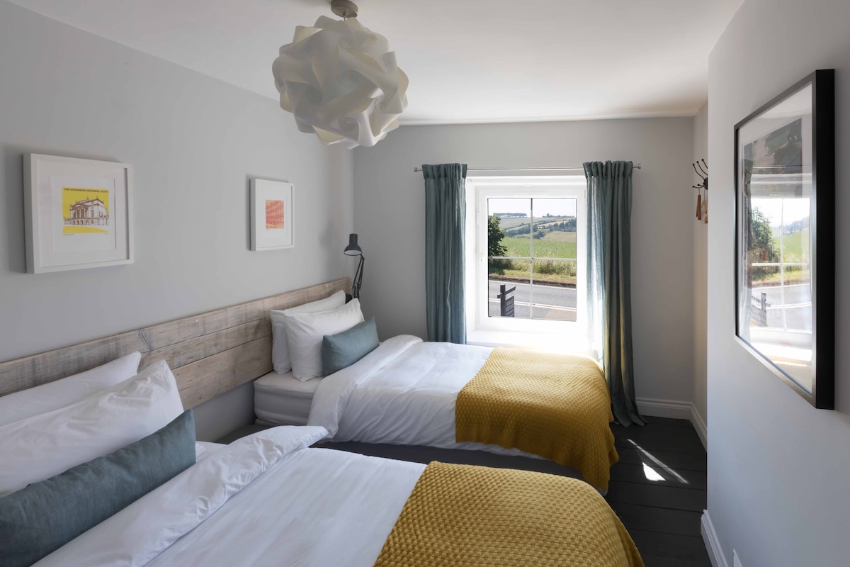 Dvojlôžková spálňa s nádherným výhľadom