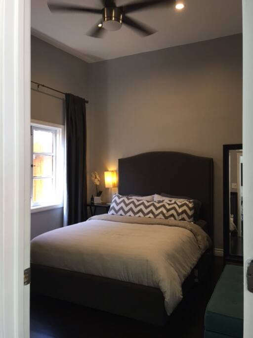 Bedroom- fan on ceiling