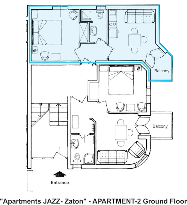 Apartment A2-Layout