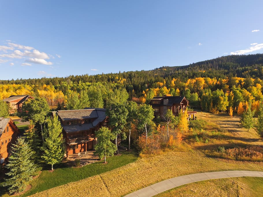 Steps away from the Targhee National Forest