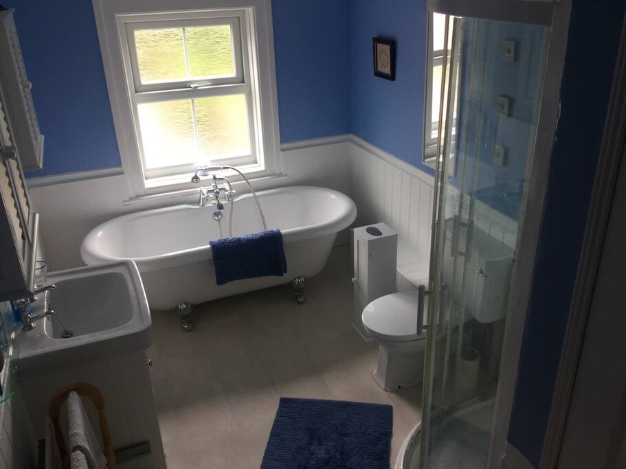 Bathroom - bath and shower