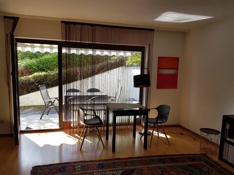 Feel-good apartment + sundeck + electric car loading