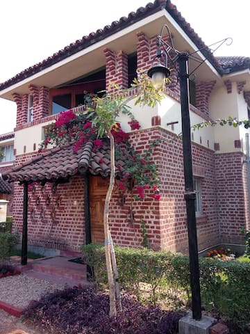 A retreat in the midst of nature at Shantiniketan.