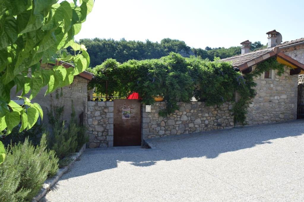 L'entrée de la maison