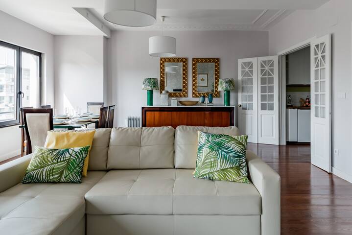 Apartamento sofisticado com vista para o jardim da Gulbenkian